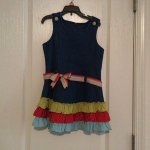 Bitty Baby American Girl Dress denim